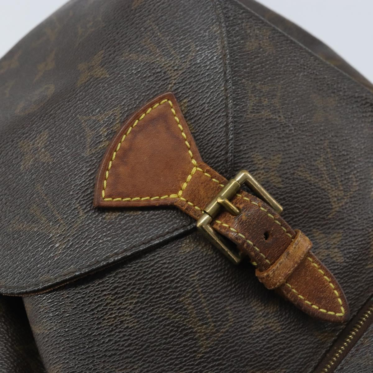 LOUIS VUITTON Monogram Montsouris MM Backpack M51136 LV Auth ka3199