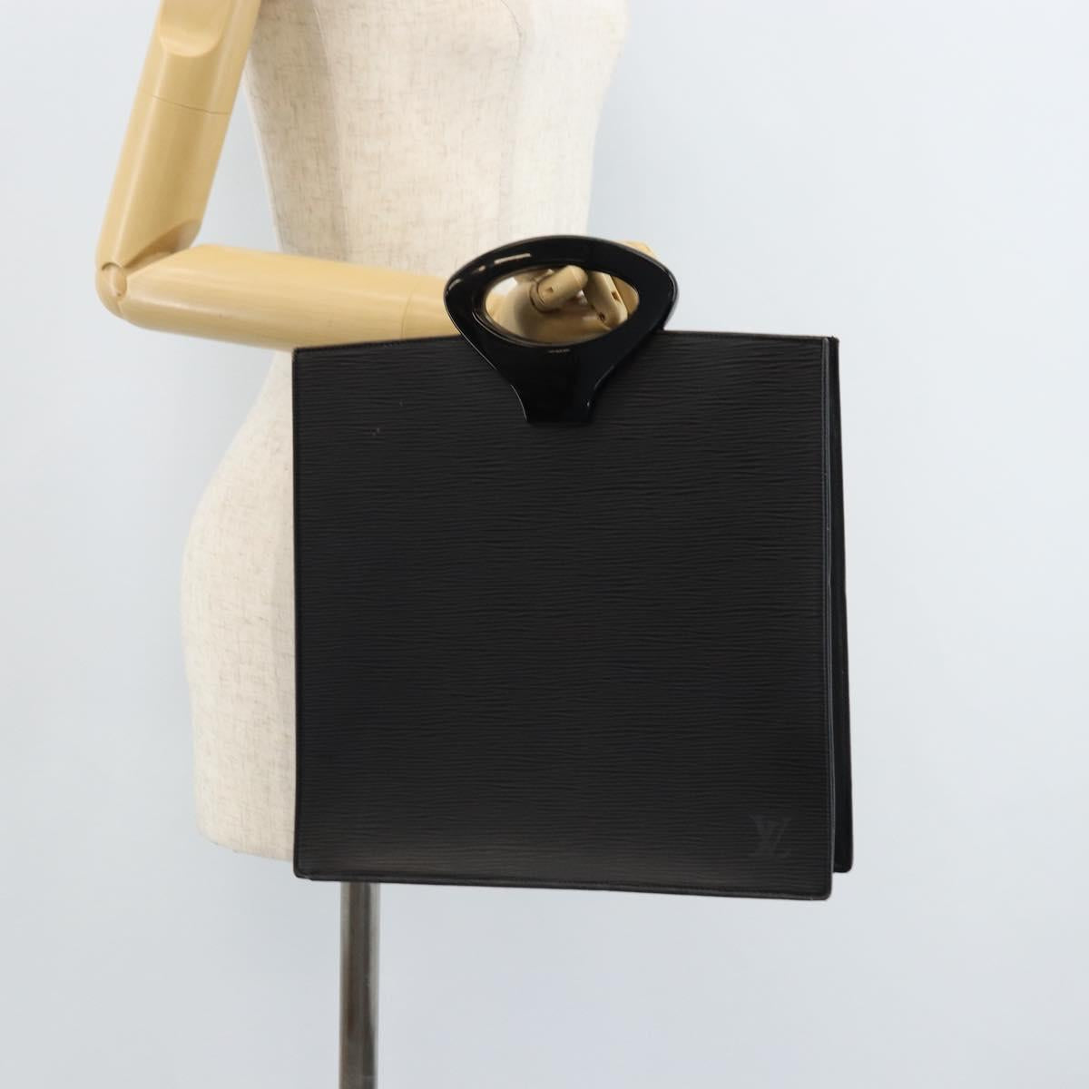 LOUIS VUITTON Epi Ombre Hand Bag Black M52102 LV Auth ka3201