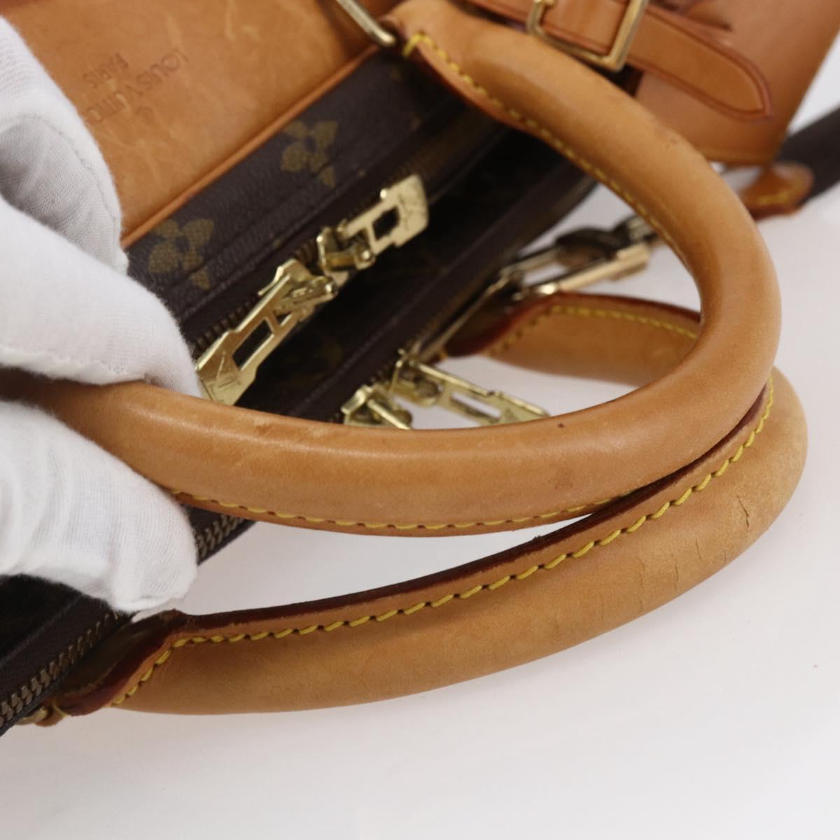 LOUIS VUITTON Monogram Alize 24H Earl Boston Bag M41399 LV Auth ka321