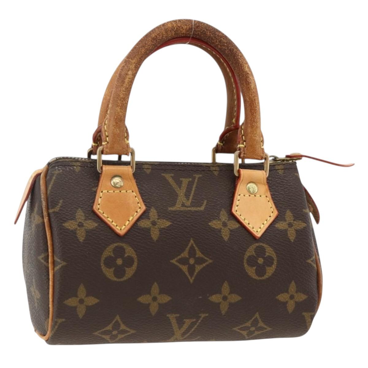 LOUIS VUITTON Monogram Mini Speedy Hand Bag M41534 LV Auth ka3210