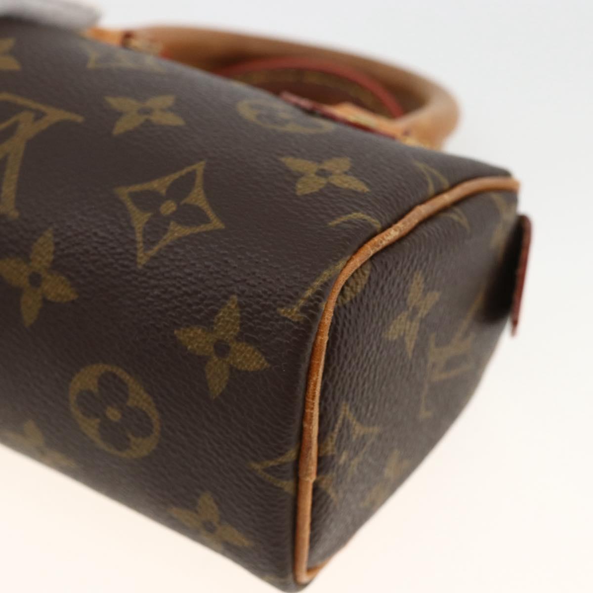 LOUIS VUITTON Monogram Mini Speedy Hand Bag M41534 LV Auth ka3210