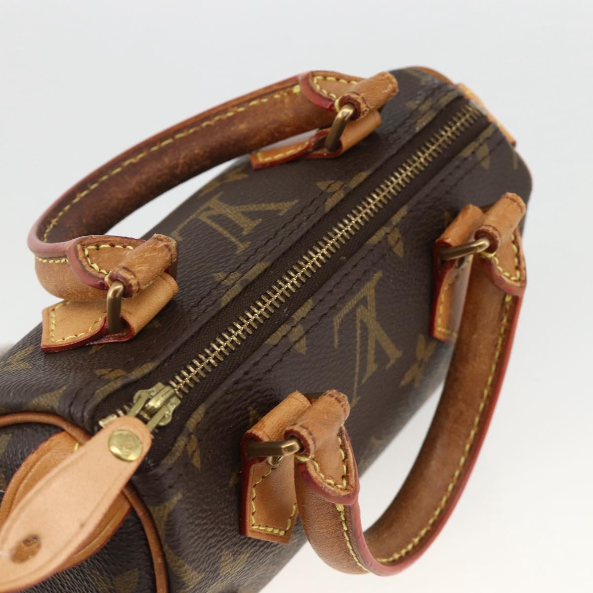 LOUIS VUITTON Monogram Mini Speedy Hand Bag M41534 LV Auth ka3210