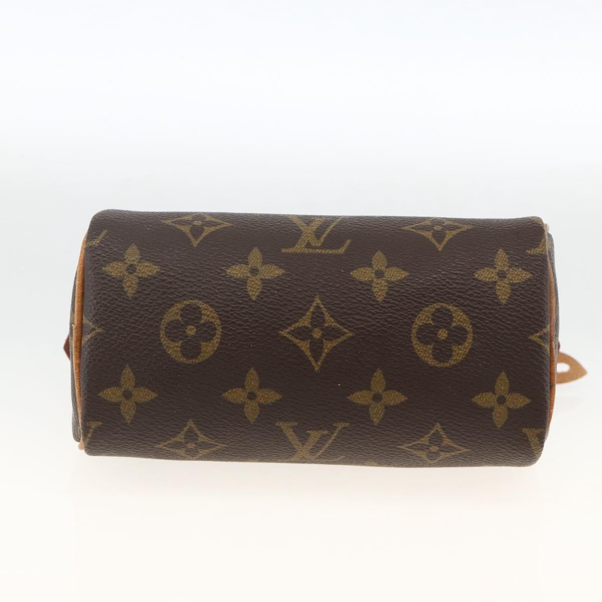 LOUIS VUITTON Monogram Mini Speedy Hand Bag M41534 LV Auth ka3210
