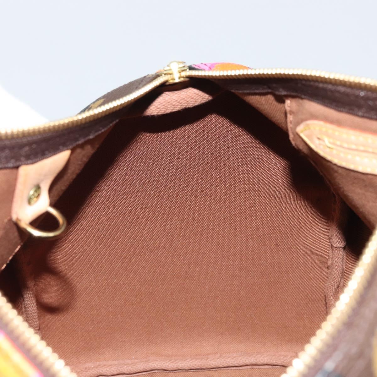 LOUIS VUITTON Monogram Rose Speedy 30 Hand Bag Orange Pink M48610 Auth ka3212SAV