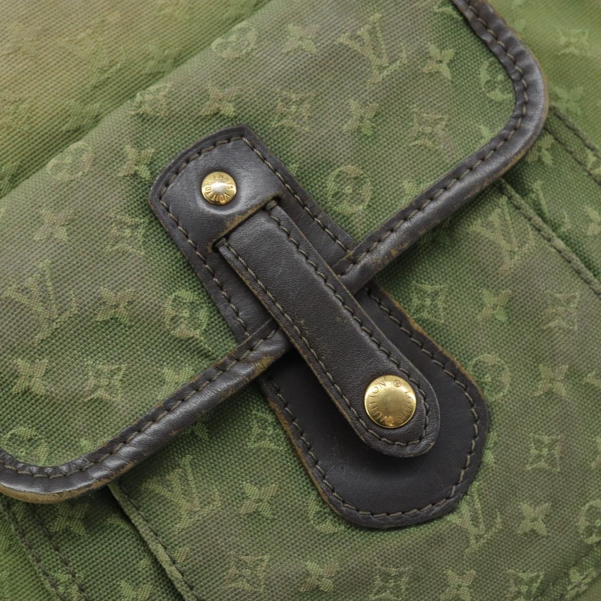 LOUIS VUITTON Monogram Mini Besace Mary Kate Bag TST Khaki M92322 LV Auth ka3216