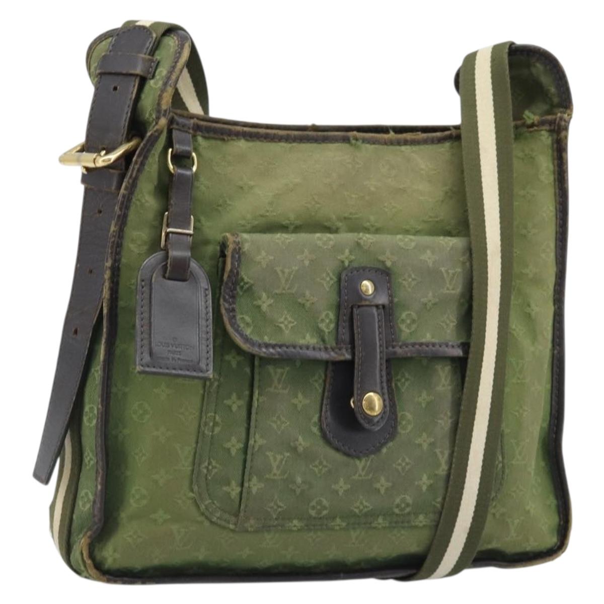 LOUIS VUITTON Monogram Mini Besace Mary Kate Bag TST Khaki M92322 LV Auth ka3216