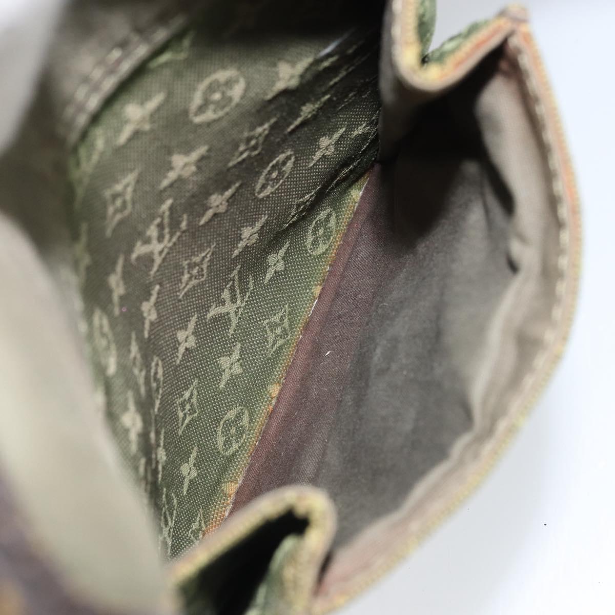 LOUIS VUITTON Monogram Mini Besace Mary Kate Bag TST Khaki M92322 LV Auth ka3216