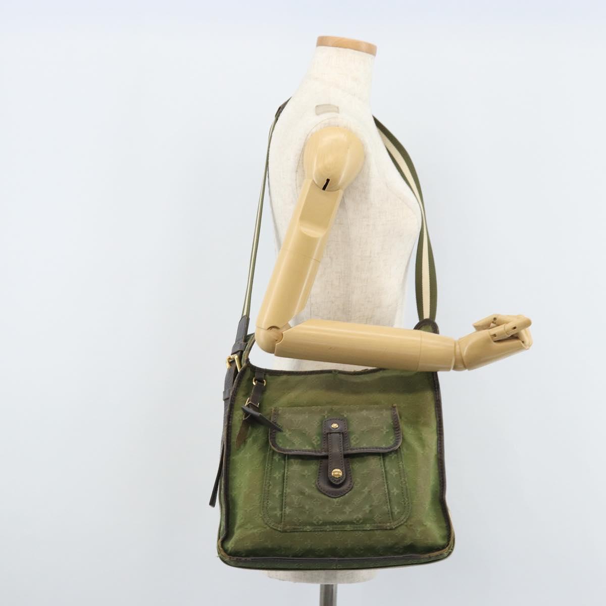 LOUIS VUITTON Monogram Mini Besace Mary Kate Bag TST Khaki M92322 LV Auth ka3216