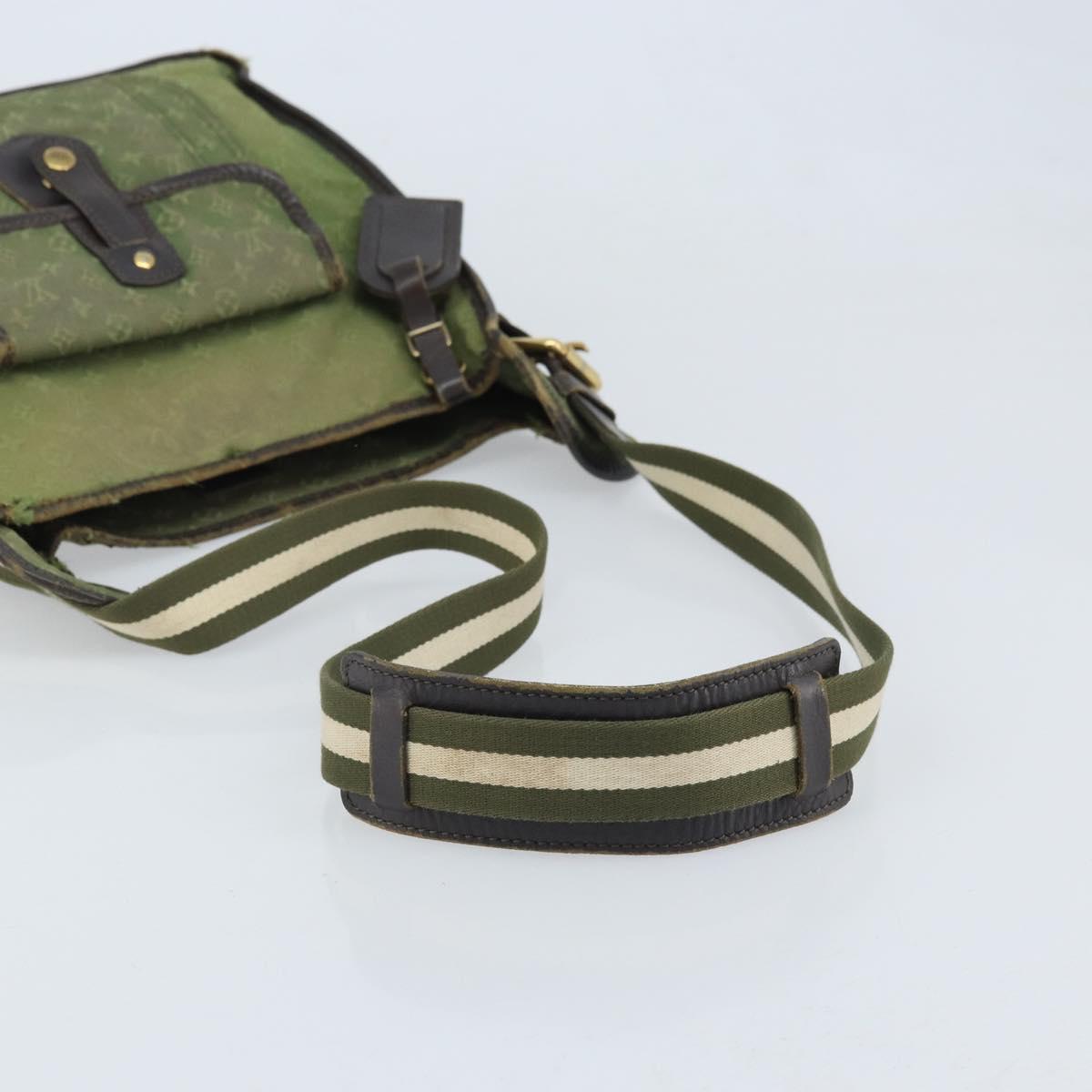 LOUIS VUITTON Monogram Mini Besace Mary Kate Bag TST Khaki M92322 LV Auth ka3216