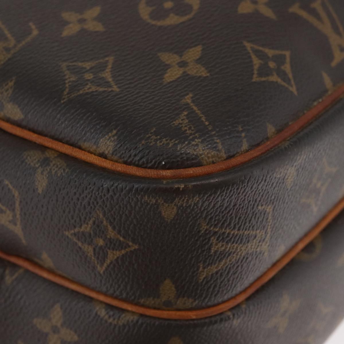 LOUIS VUITTON Monogram Reporter PM Shoulder Bag M45254 LV Auth ka3224