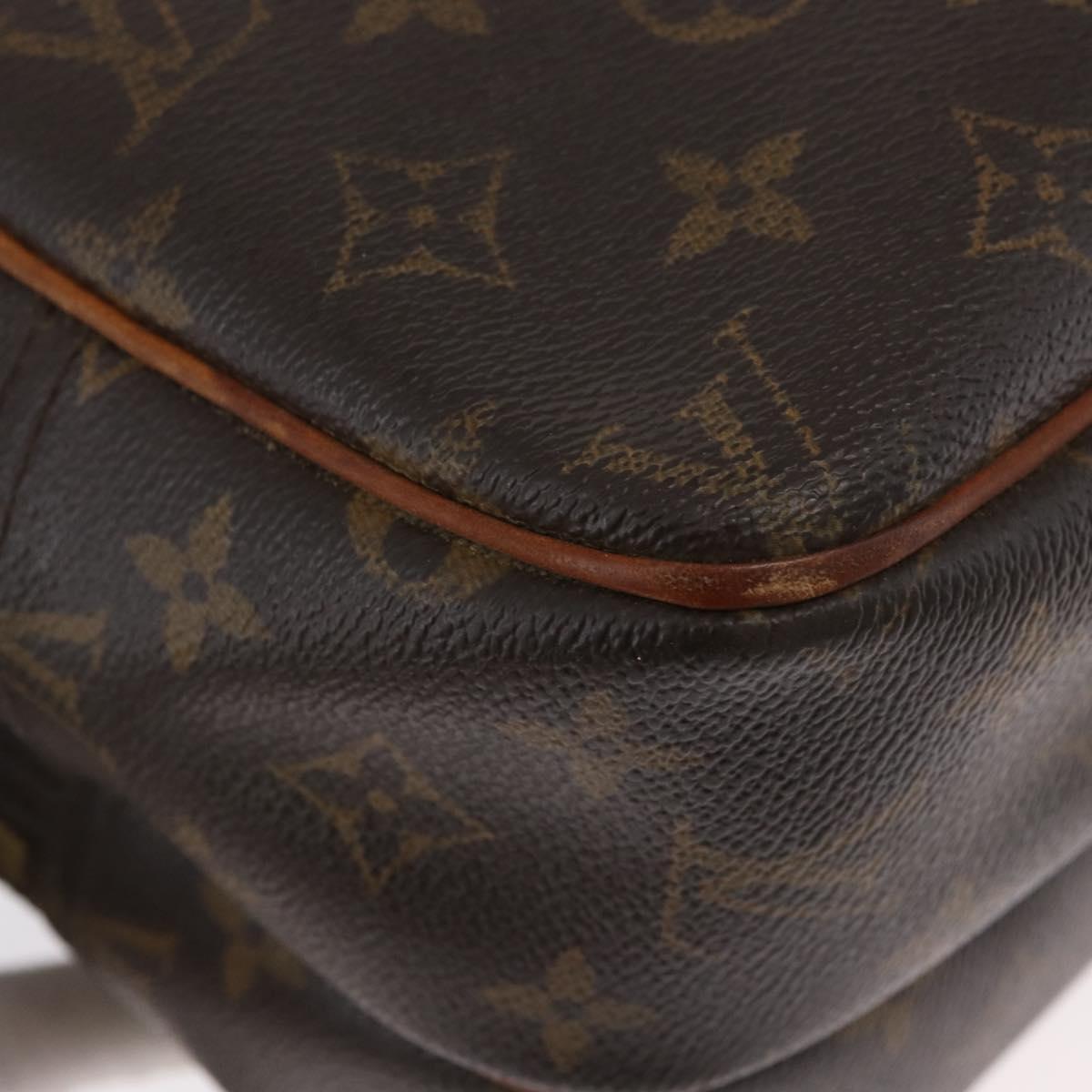 LOUIS VUITTON Monogram Reporter PM Shoulder Bag M45254 LV Auth ka3224
