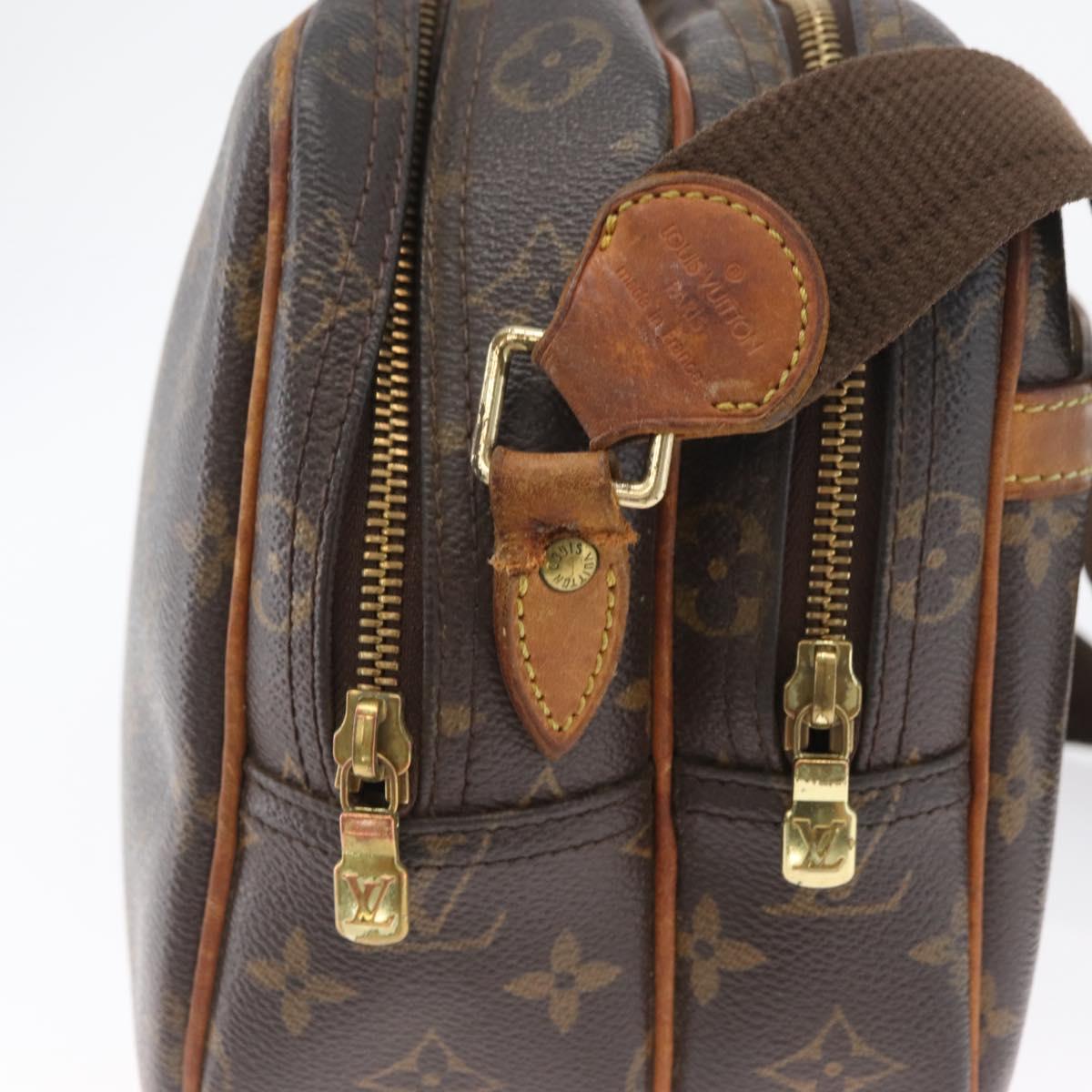 LOUIS VUITTON Monogram Reporter PM Shoulder Bag M45254 LV Auth ka3224