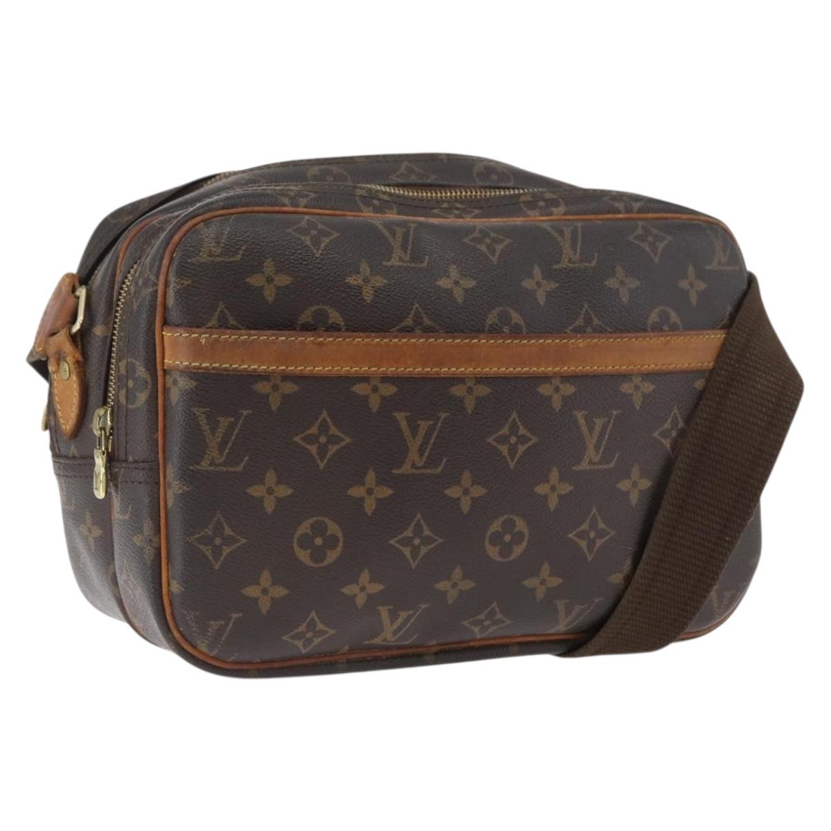 LOUIS VUITTON Monogram Reporter PM Shoulder Bag M45254 LV Auth ka3224