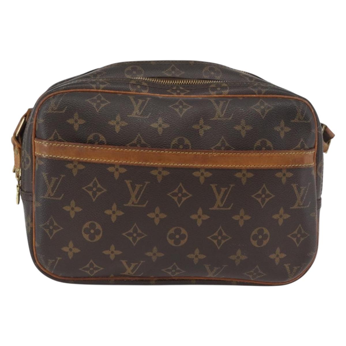 LOUIS VUITTON Monogram Reporter PM Shoulder Bag M45254 LV Auth ka3224