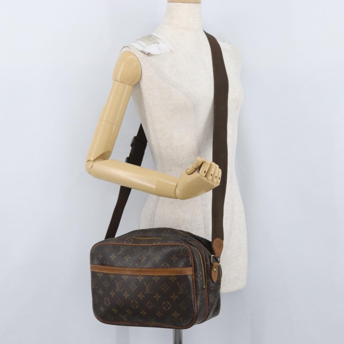 LOUIS VUITTON Monogram Reporter PM Shoulder Bag M45254 LV Auth ka3224