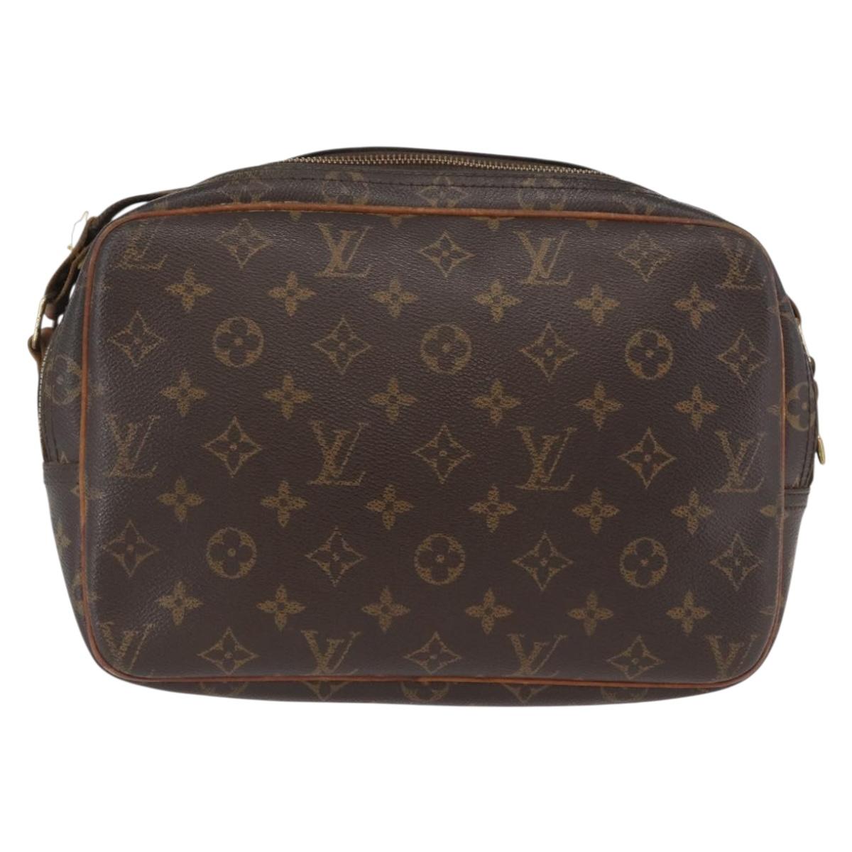 LOUIS VUITTON Monogram Reporter PM Shoulder Bag M45254 LV Auth ka3224