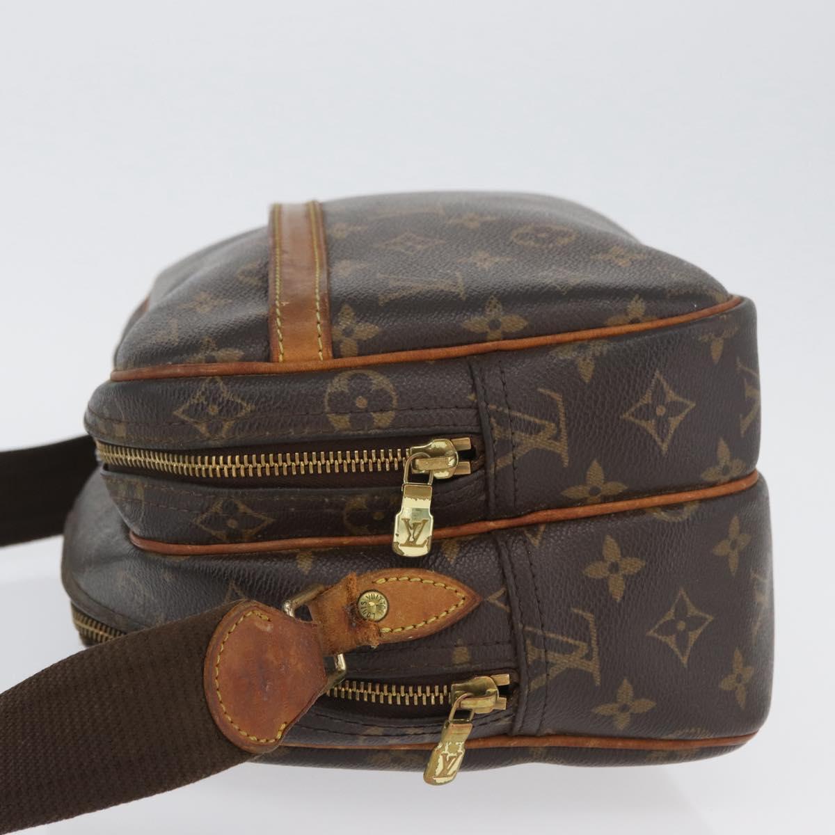 LOUIS VUITTON Monogram Reporter PM Shoulder Bag M45254 LV Auth ka3224