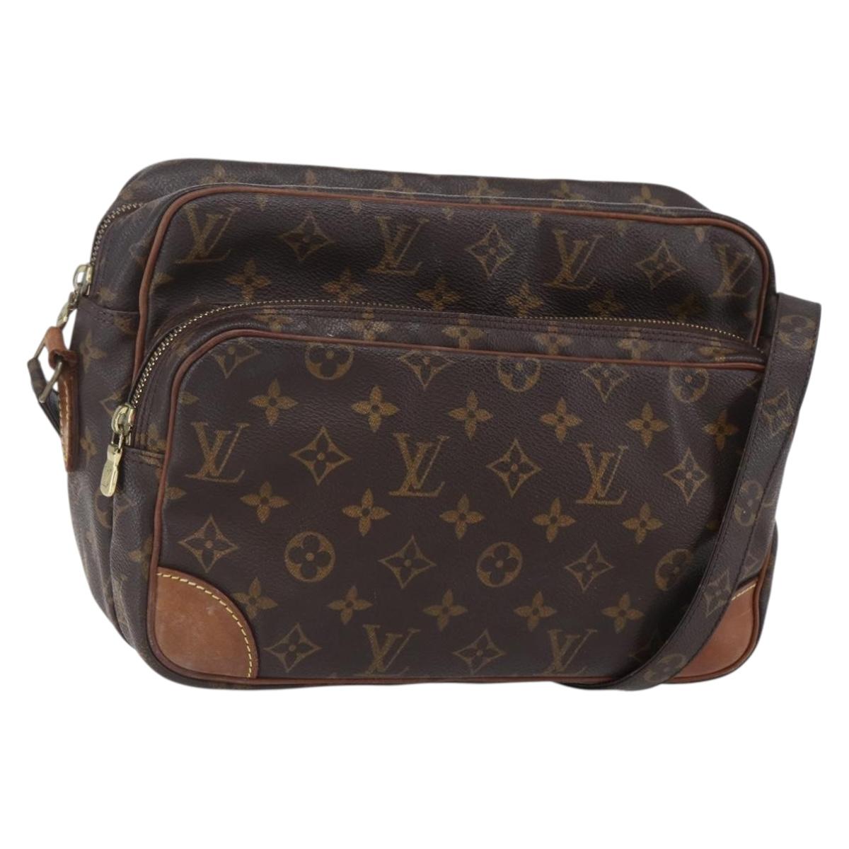 LOUIS VUITTON Monogram Nile Shoulder Bag M45244 LV Auth ka323
