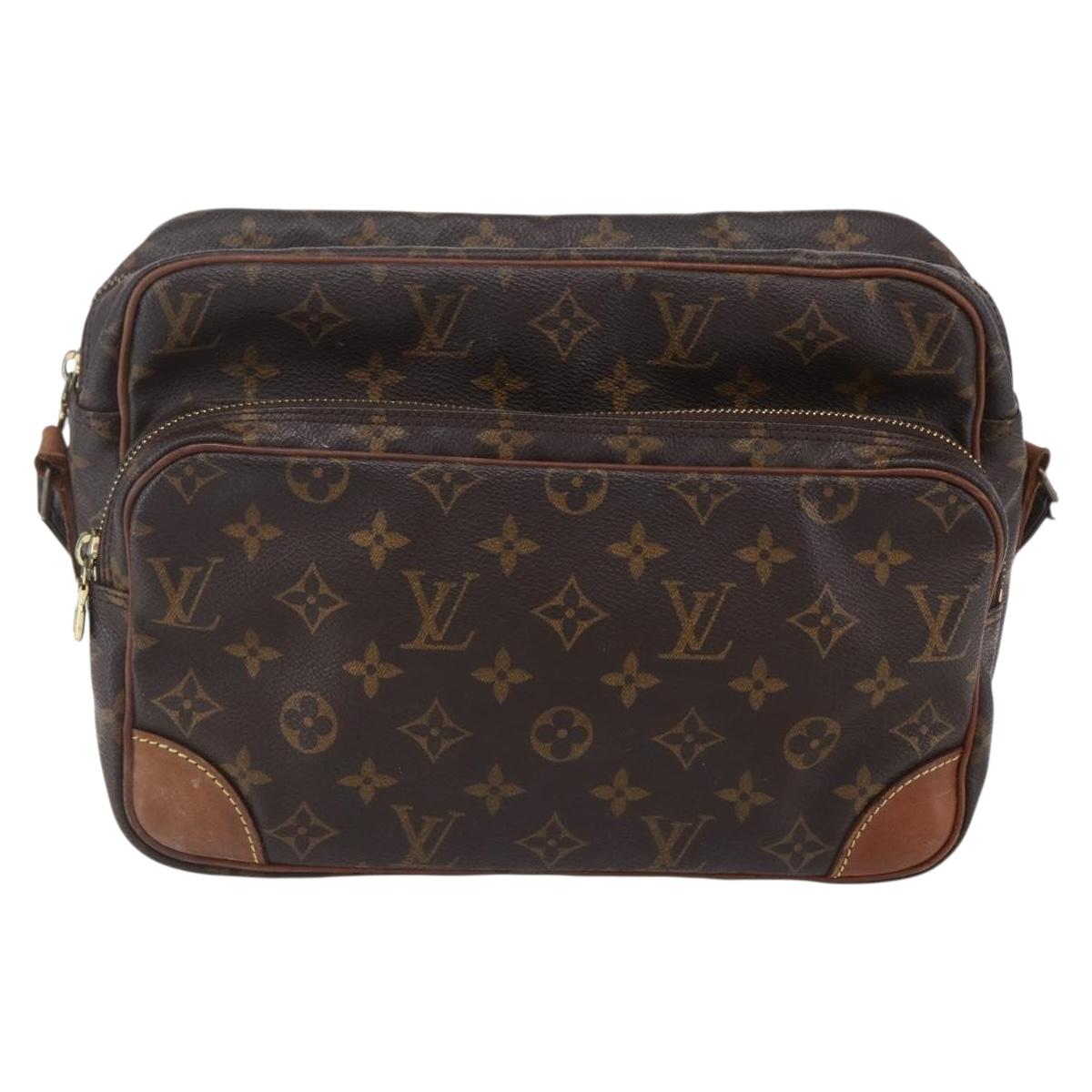 LOUIS VUITTON Monogram Nile Shoulder Bag M45244 LV Auth ka323