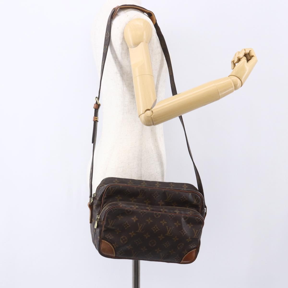 LOUIS VUITTON Monogram Nile Shoulder Bag M45244 LV Auth ka323