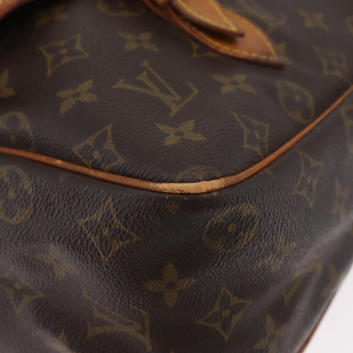 LOUIS VUITTON Monogram Gibeciere GM Shoulder Bag M42246 LV Auth ka3232