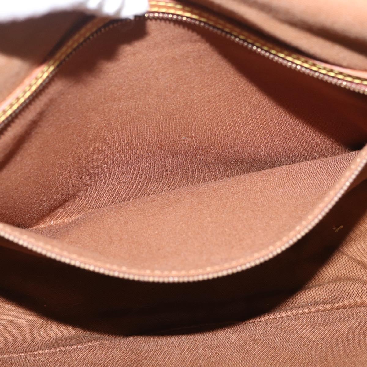 LOUIS VUITTON Monogram Gibeciere GM Shoulder Bag M42246 LV Auth ka3232