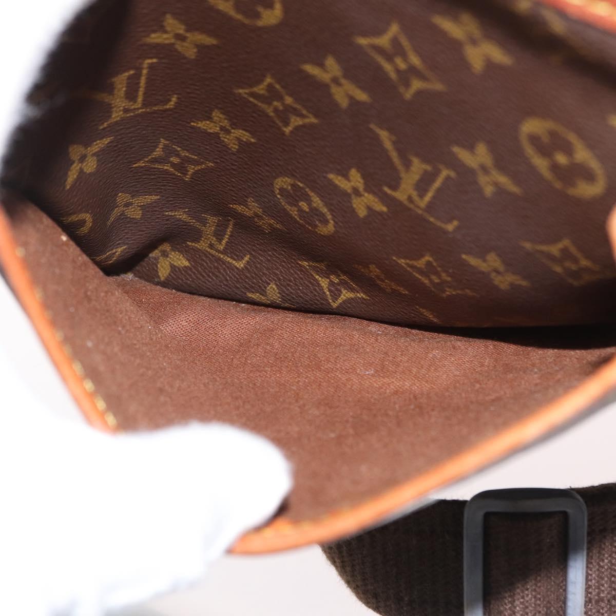 LOUIS VUITTON Monogram Gibeciere GM Shoulder Bag M42246 LV Auth ka3232