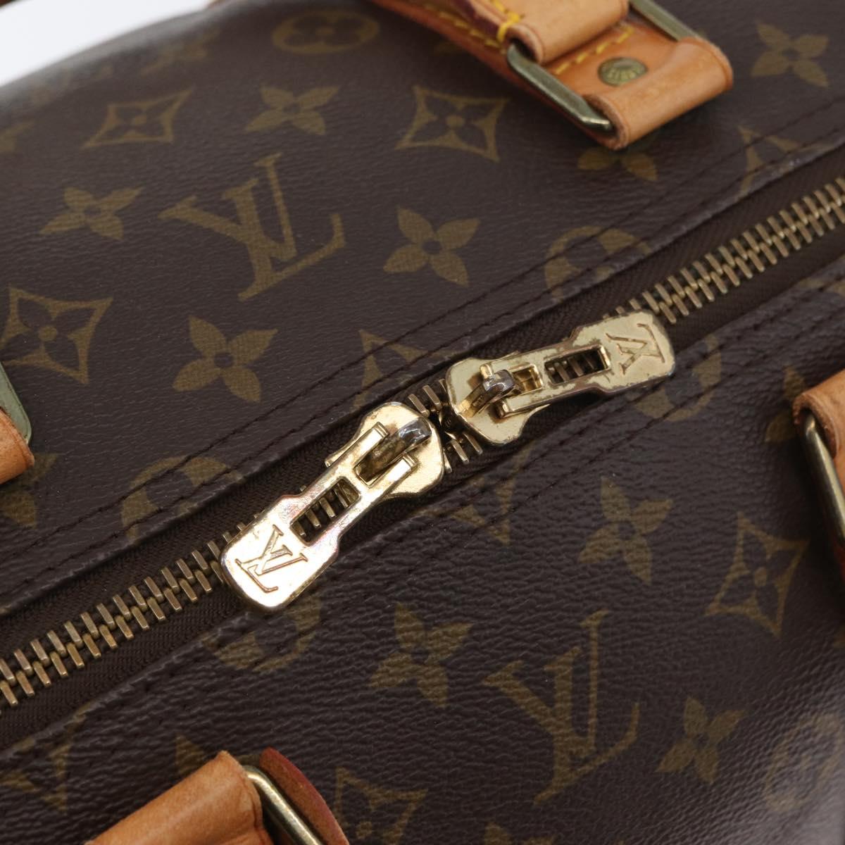 LOUIS VUITTON Monogram Keepall 55 Boston Bag M41424 LV Auth ka3233