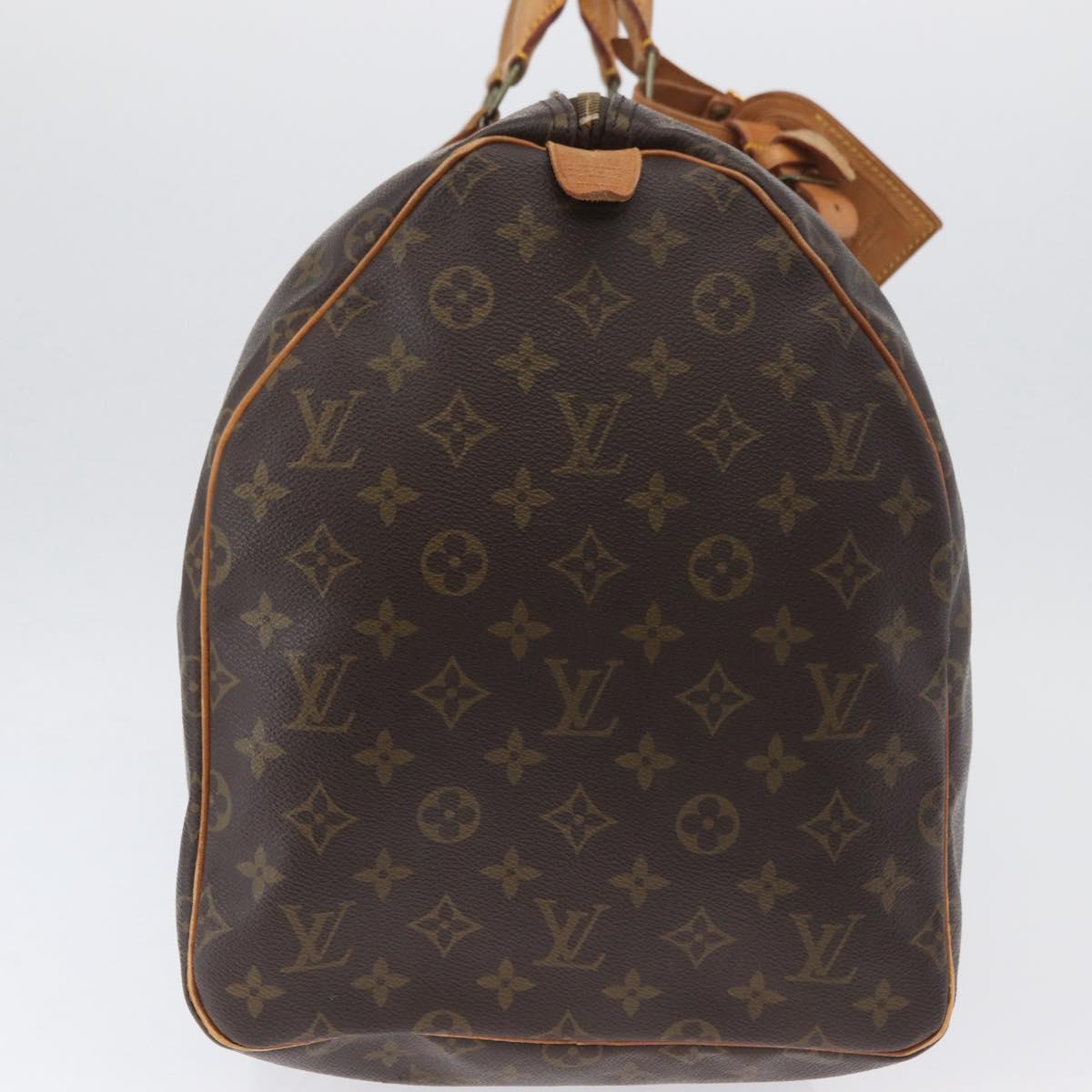 LOUIS VUITTON Monogram Keepall 55 Boston Bag M41424 LV Auth ka3233