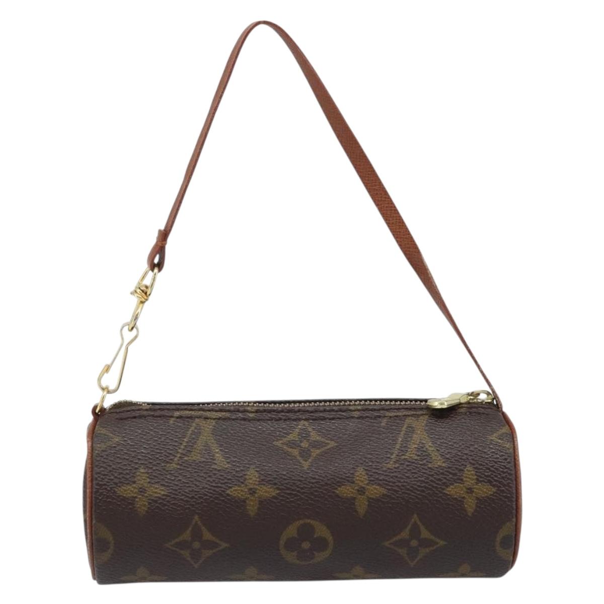 LOUIS VUITTON Monogram Papillon Pouch LV Auth ka3239