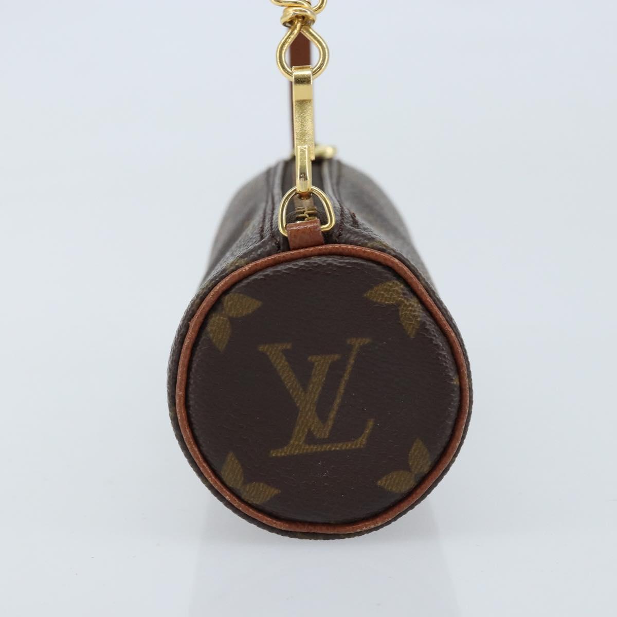 LOUIS VUITTON Monogram Papillon Pouch LV Auth ka3239