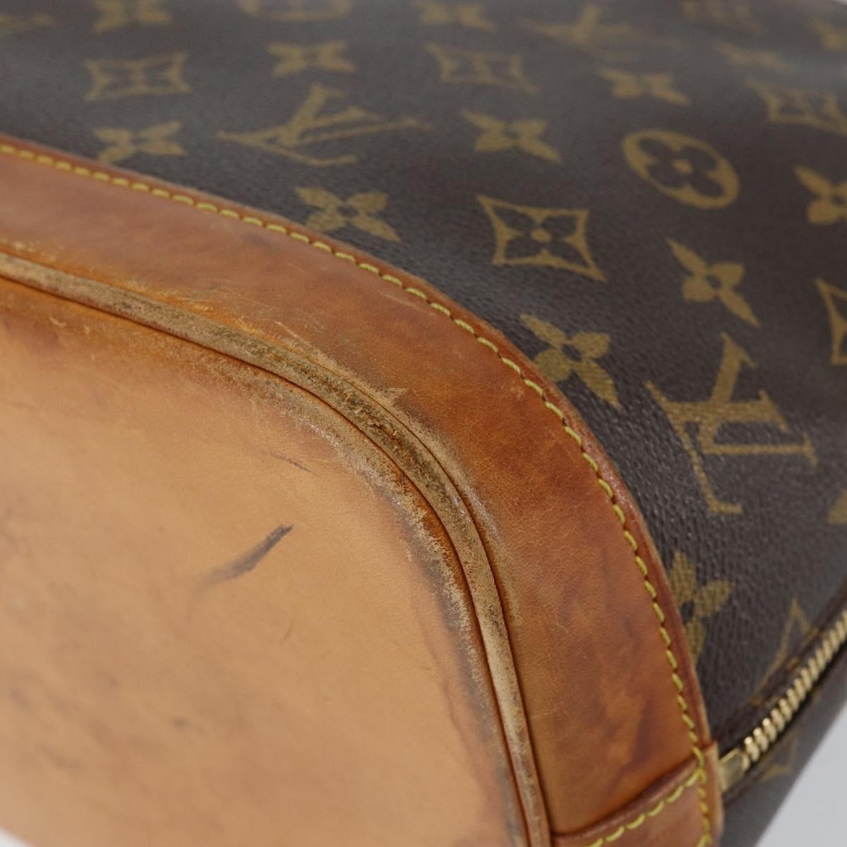 LOUIS VUITTON Monogram Alma Hand Bag M51130 LV Auth ka324