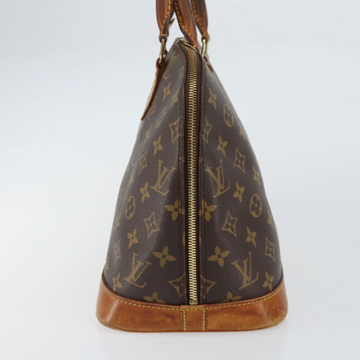 LOUIS VUITTON Monogram Alma Hand Bag M51130 LV Auth ka324