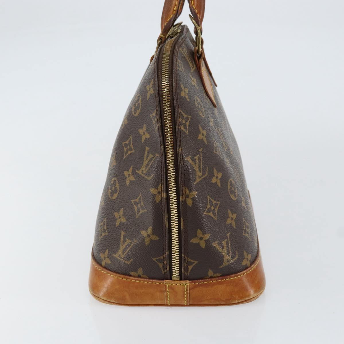 LOUIS VUITTON Monogram Alma Hand Bag M51130 LV Auth ka324