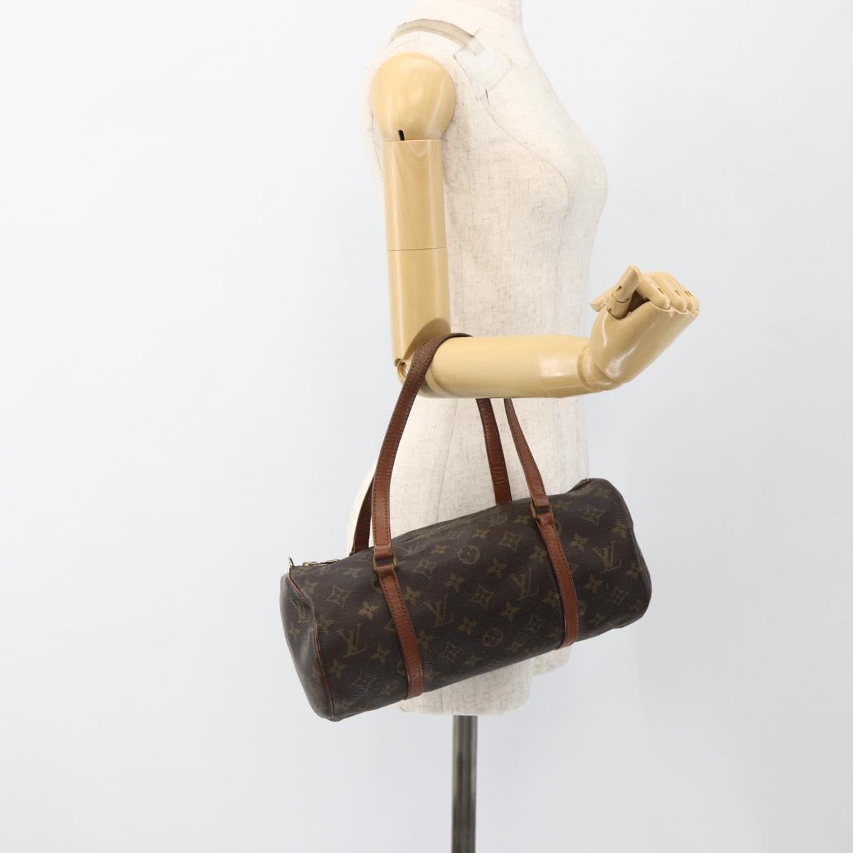 LOUIS VUITTON Monogram Papillon 30 Hand Bag M51385 LV Auth ka3242