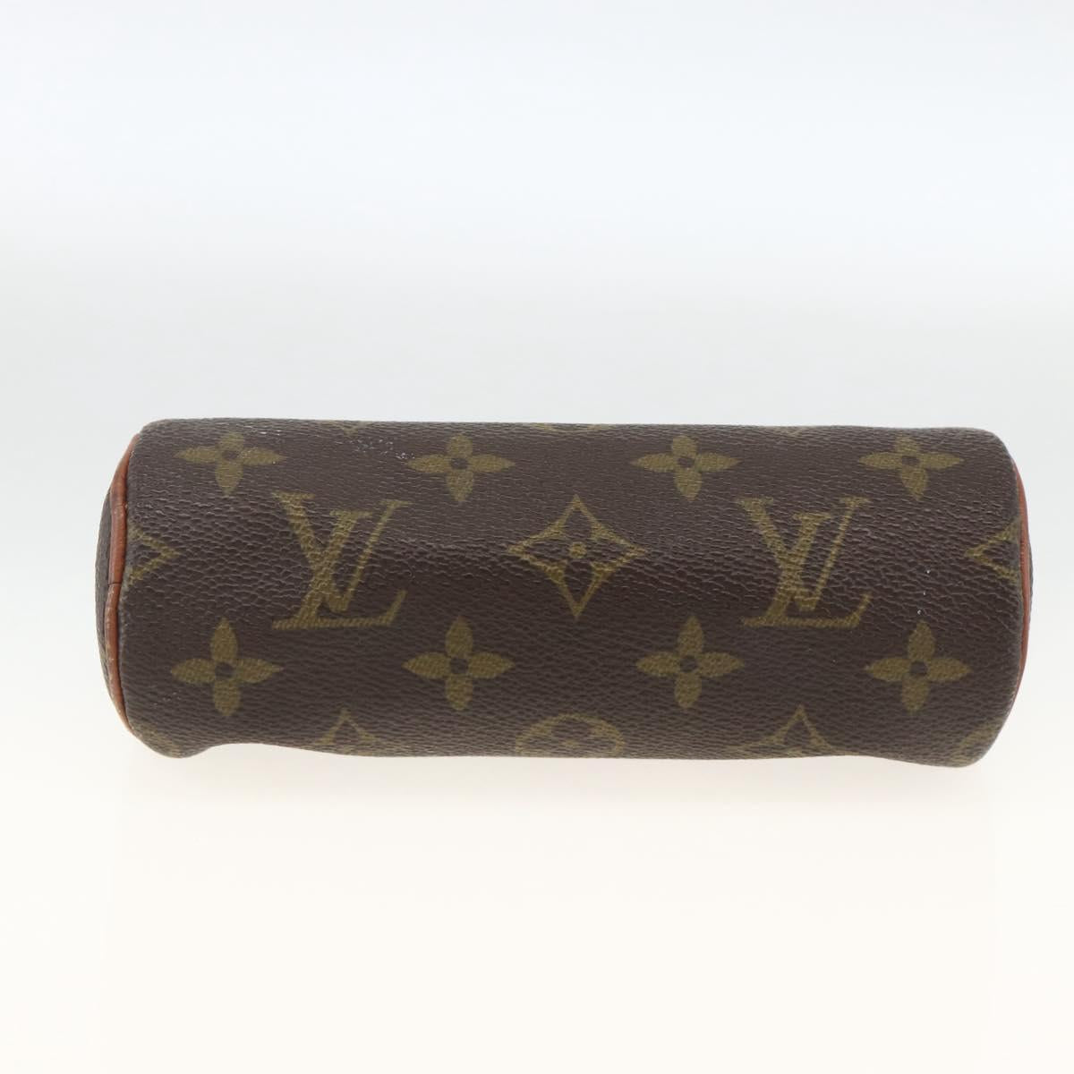 LOUIS VUITTON Monogram Papillon Pouch LV Auth ka3246