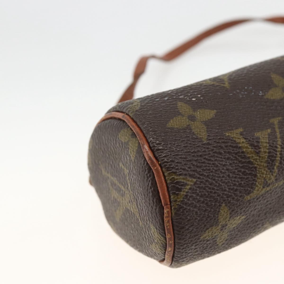 LOUIS VUITTON Monogram Papillon Pouch LV Auth ka3246