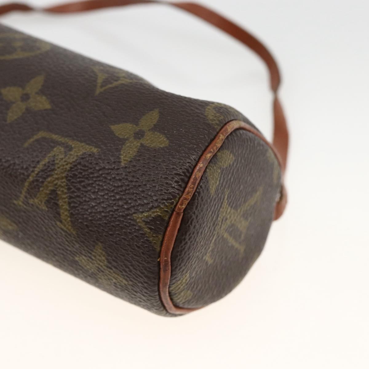 LOUIS VUITTON Monogram Papillon Pouch LV Auth ka3246