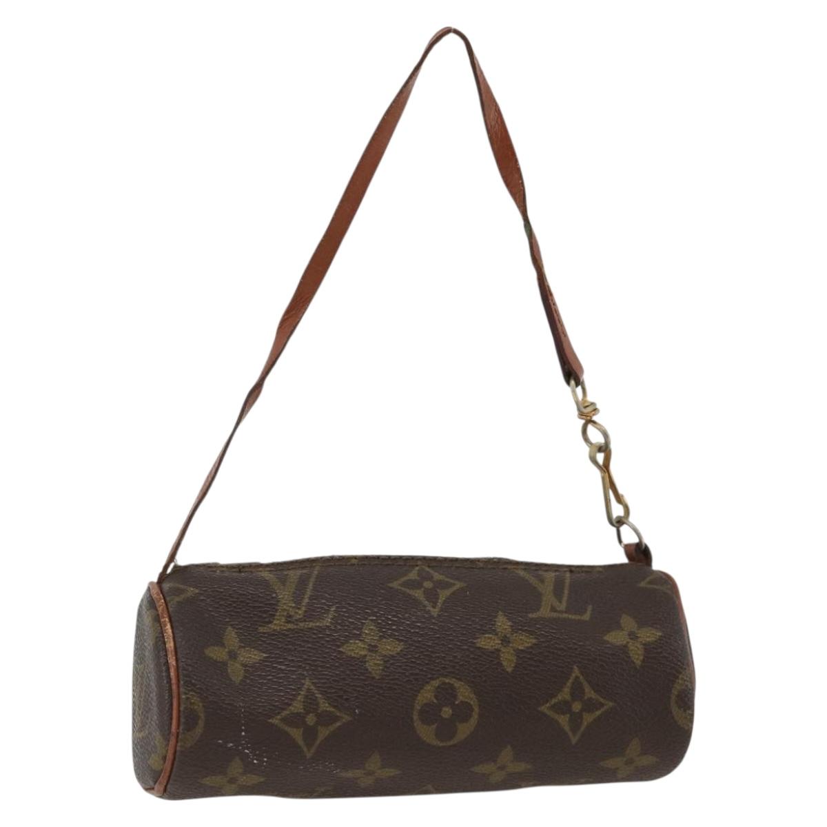 LOUIS VUITTON Monogram Papillon Pouch LV Auth ka3246