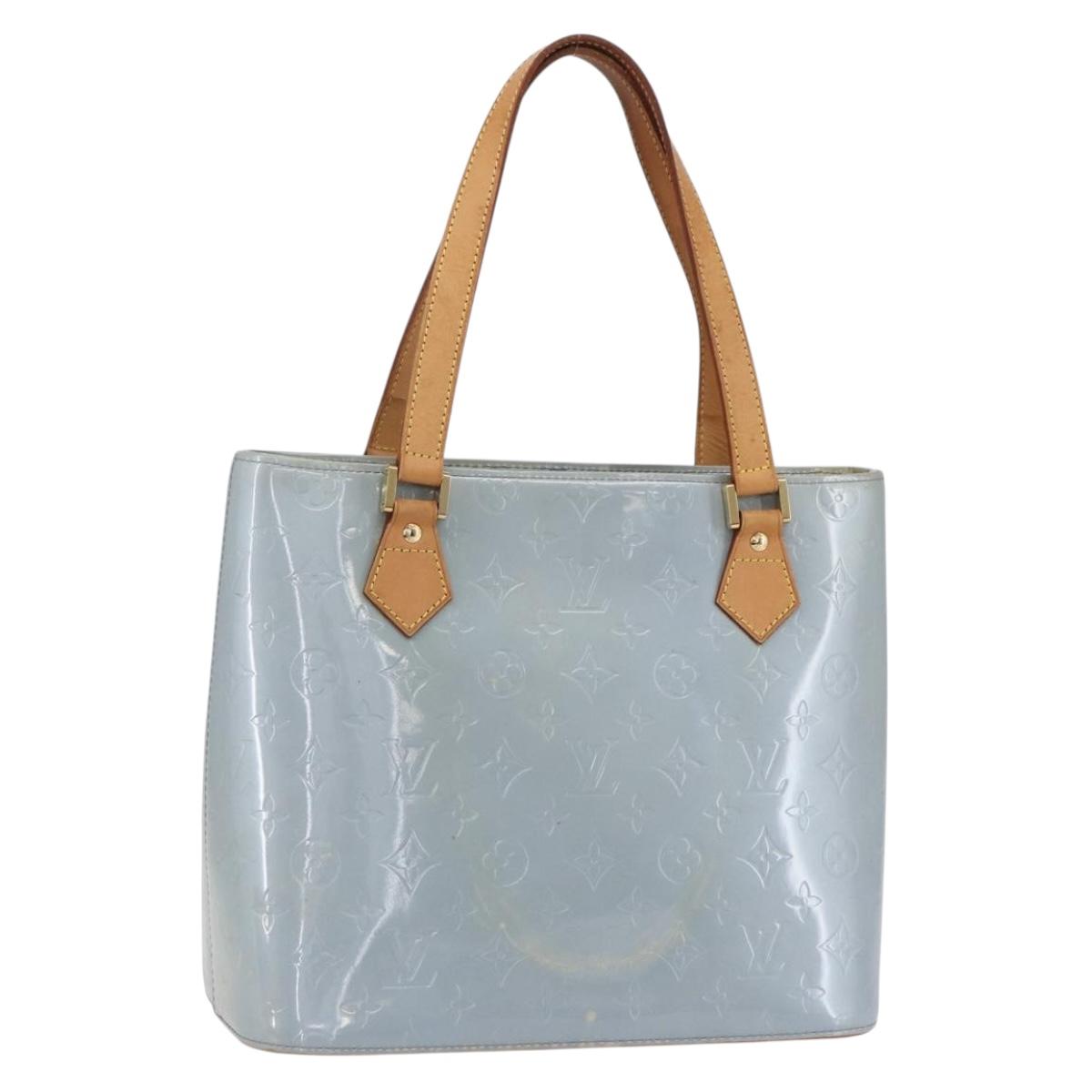 LOUIS VUITTON Monogram Vernis Houston Hand Bag Lavande M91218 LV Auth ka325V