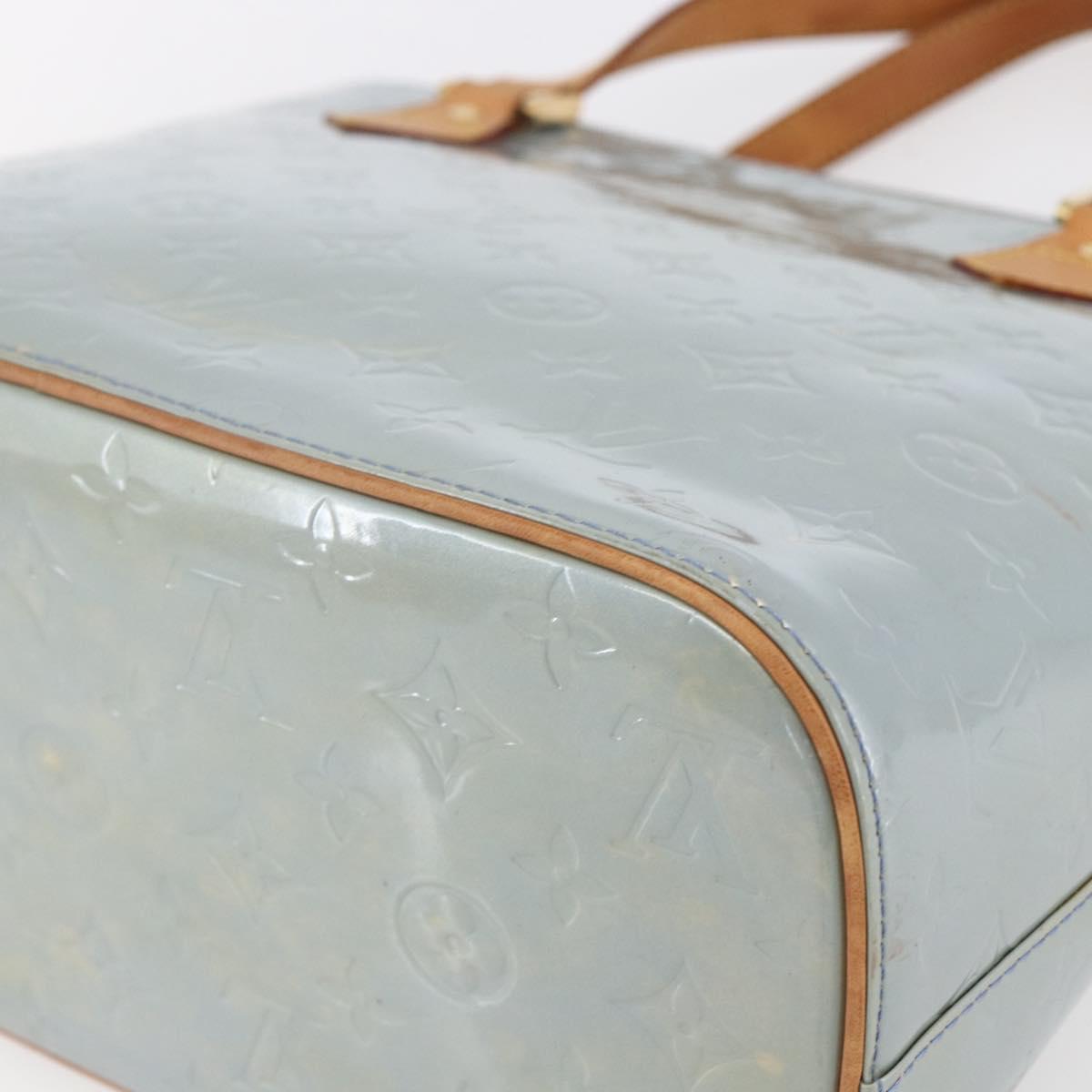 LOUIS VUITTON Monogram Vernis Houston Hand Bag Lavande M91218 LV Auth ka325V