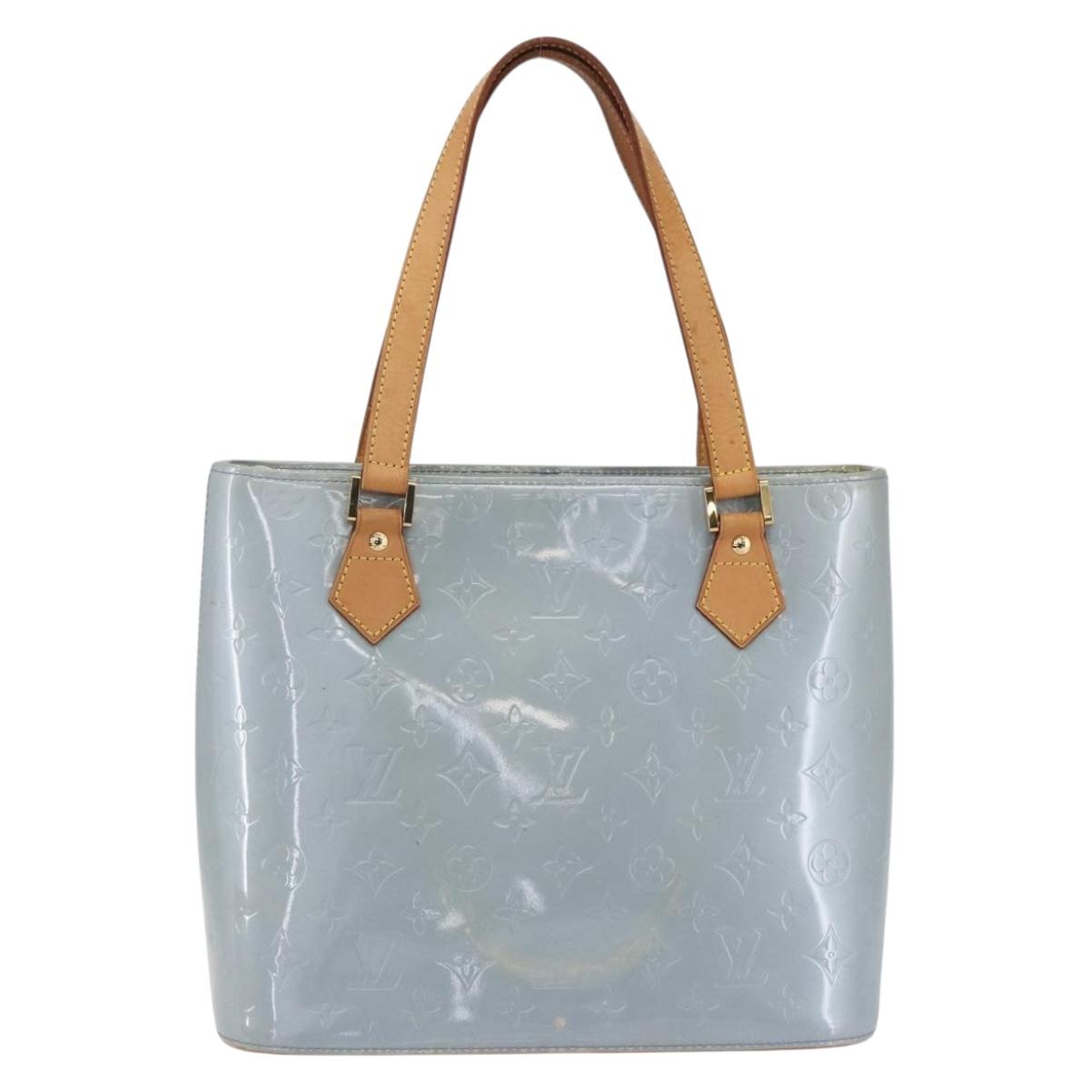 LOUIS VUITTON Monogram Vernis Houston Hand Bag Lavande M91218 LV Auth ka325V