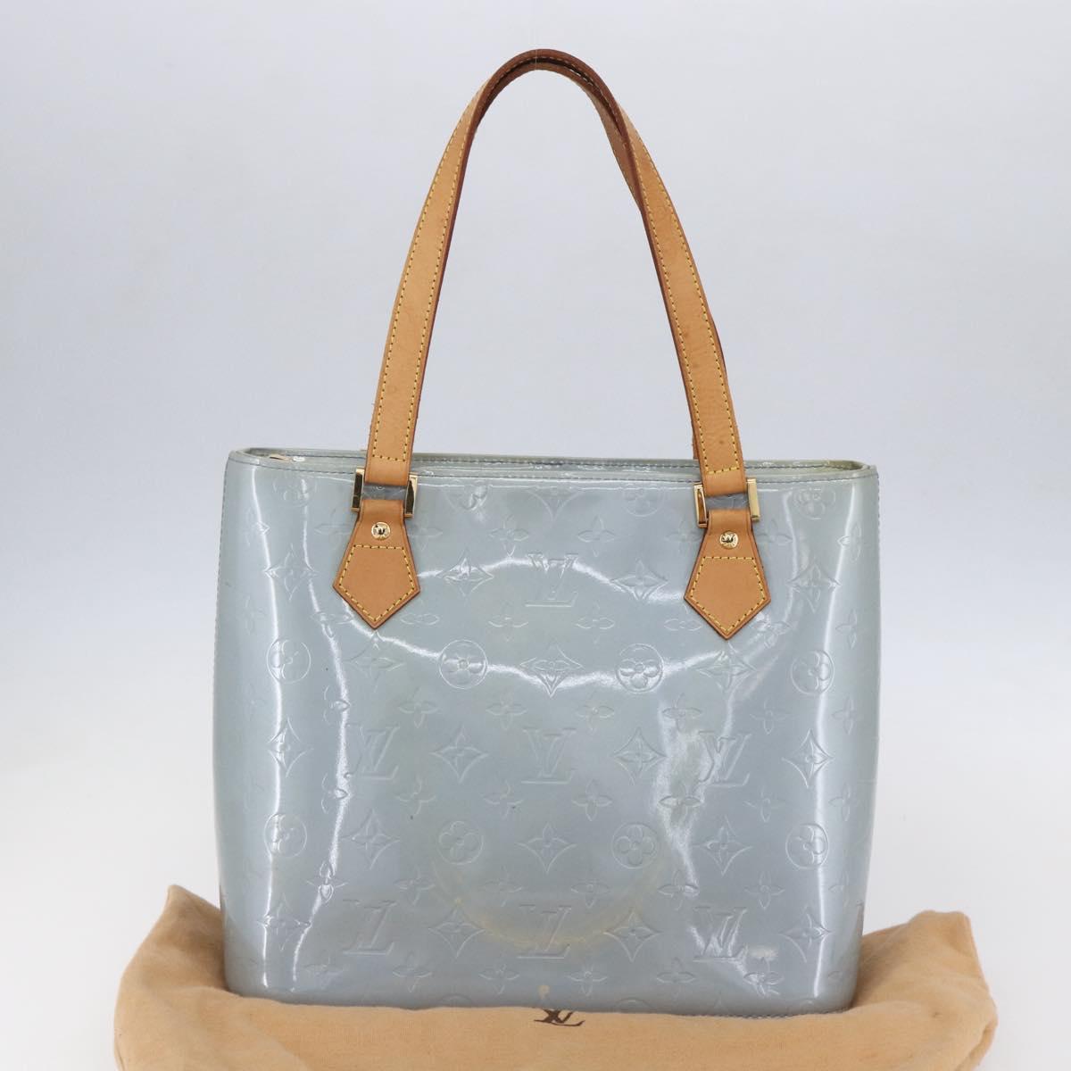 LOUIS VUITTON Monogram Vernis Houston Hand Bag Lavande M91218 LV Auth ka325V
