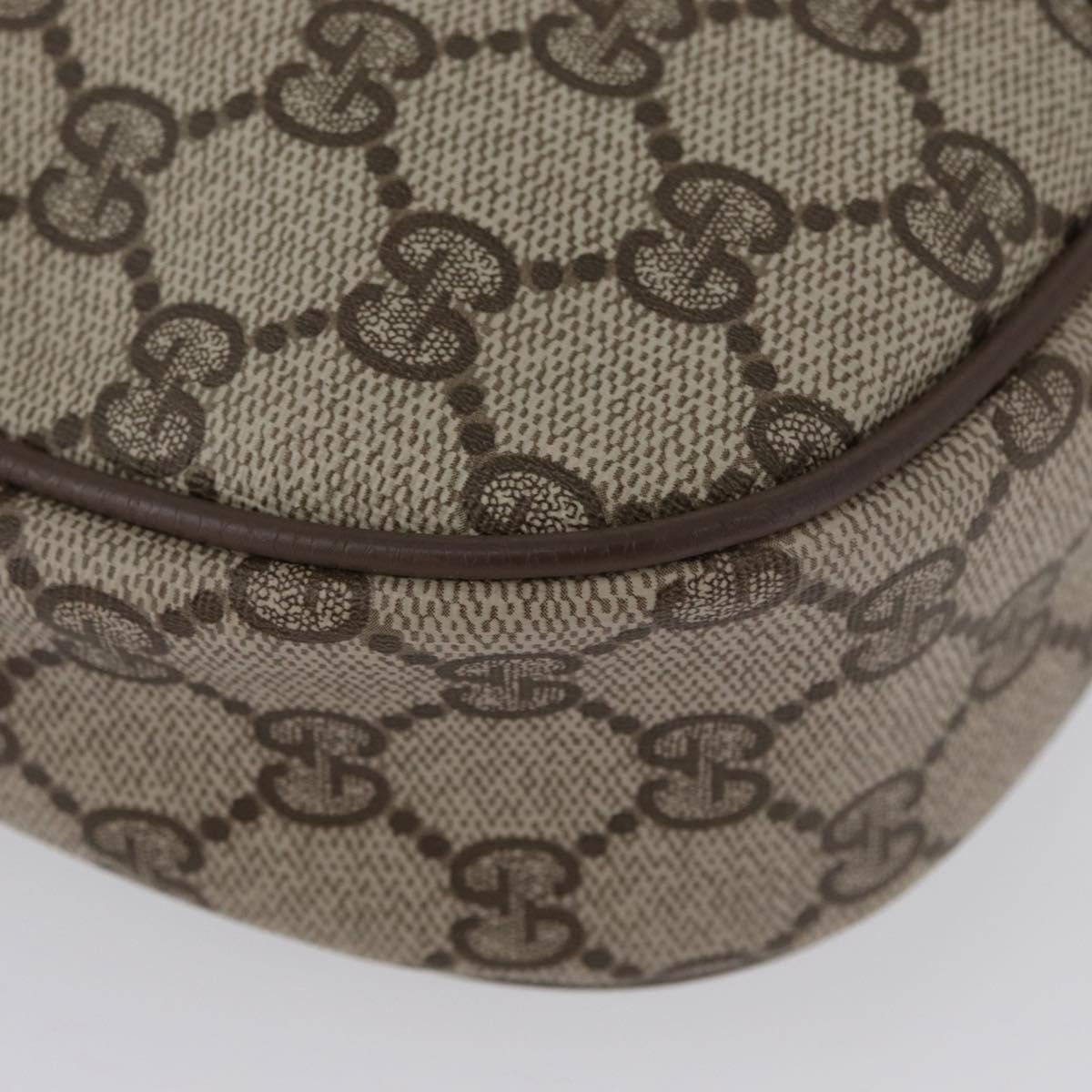 GUCCI GG Supreme Web Sherry Line Bag PVC Beige Red Green 89 01 034 Auth ka3250
