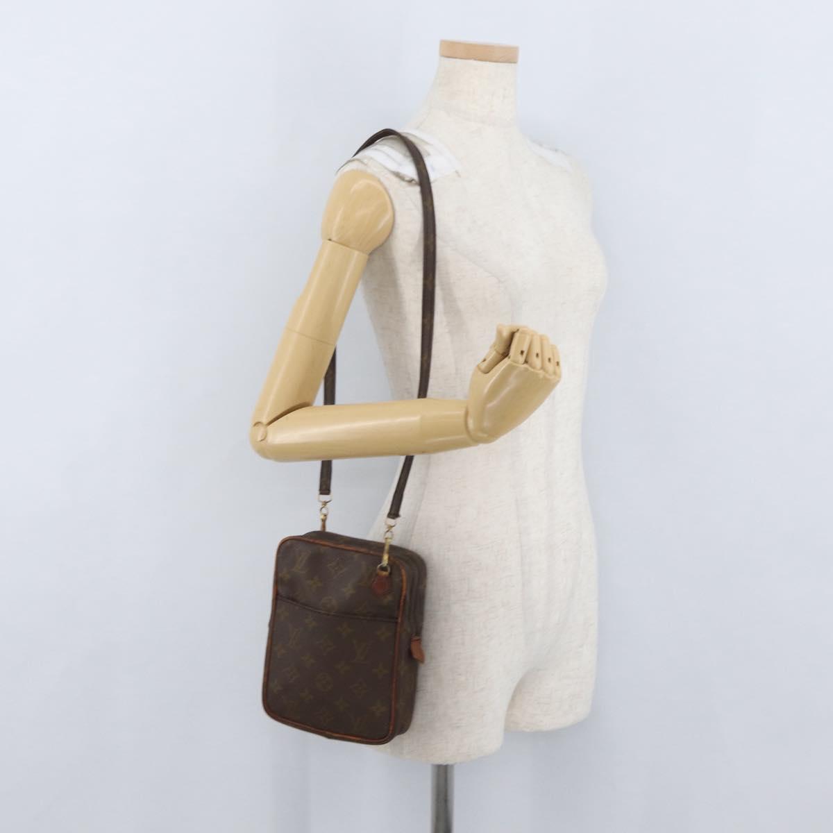 LOUIS VUITTON Monogram Danube Shoulder Bag Vintage M45266 LV Auth ka3253