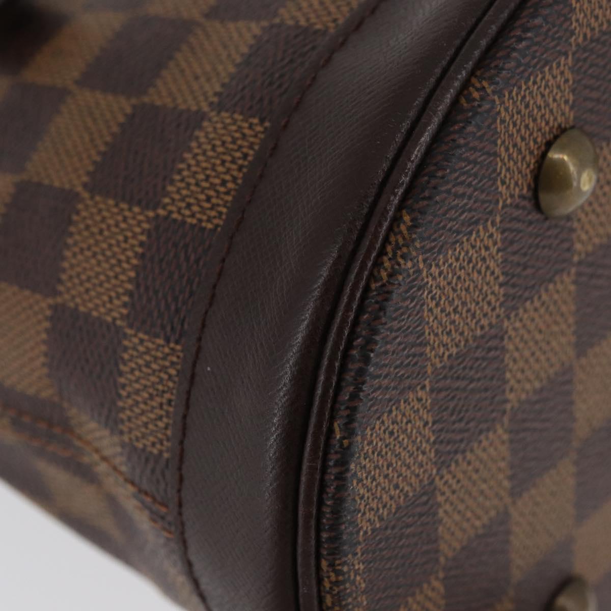 LOUIS VUITTON Damier Ebene Marais Shoulder Bag N42240 LV Auth ka3257