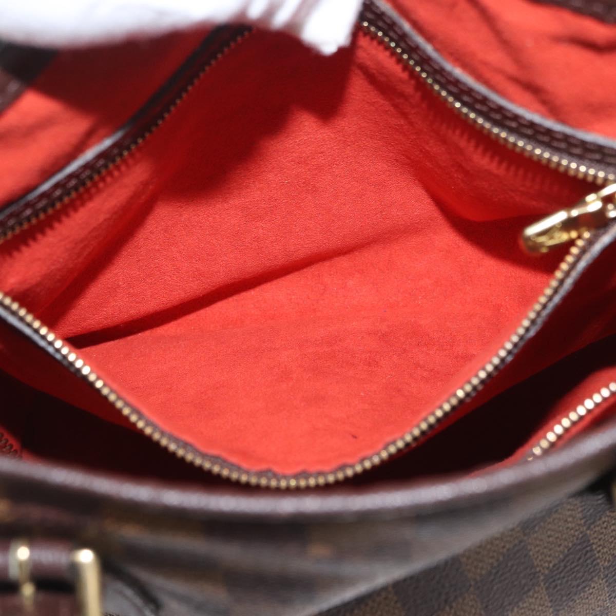 LOUIS VUITTON Damier Ebene Marais Shoulder Bag N42240 LV Auth ka3257