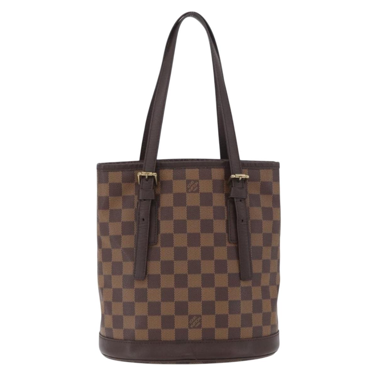 LOUIS VUITTON Damier Ebene Marais Shoulder Bag N42240 LV Auth ka3257