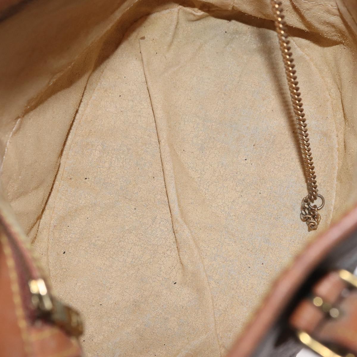 LOUIS VUITTON Monogram Bucket PM Shoulder Bag M42238 LV Auth ka3270