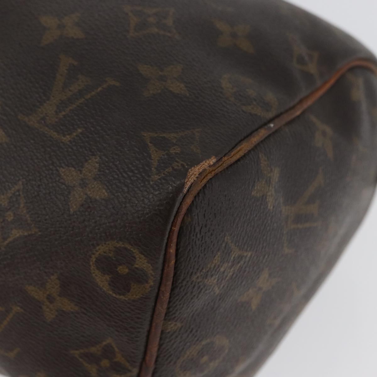 LOUIS VUITTON Monogram Speedy 25 Hand Bag M41528 LV Auth ka3272